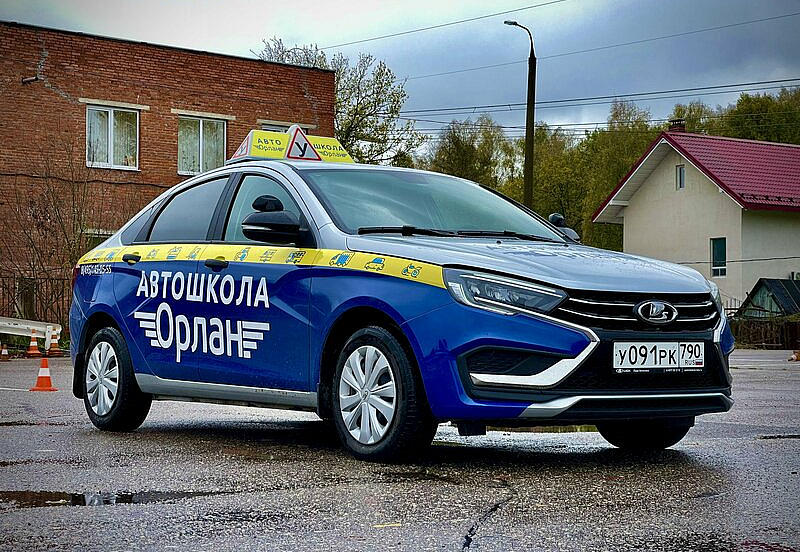 Наше портфолио - Колпаки на учебные машины для автошколы "Орлан