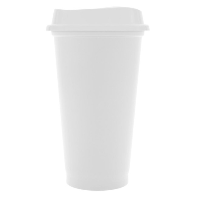 Стакан с крышкой Color Cap White, белый Стакан с крышкой Color Cap White, белый