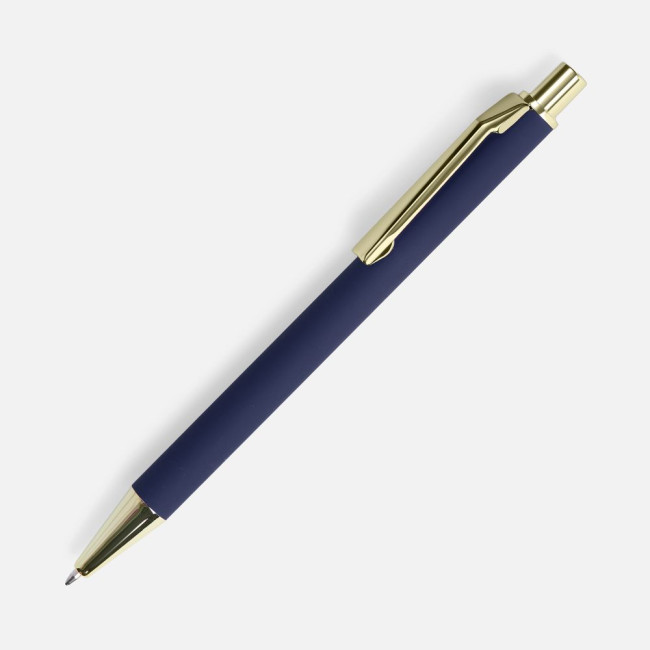 Ручка шариковая Lobby Soft Touch Gold, синяя Ручка шариковая Lobby Soft Touch Gold, синяя