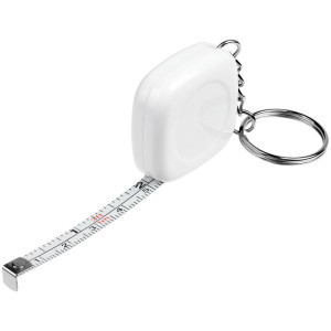 Брелок с рулеткой Metric, белый