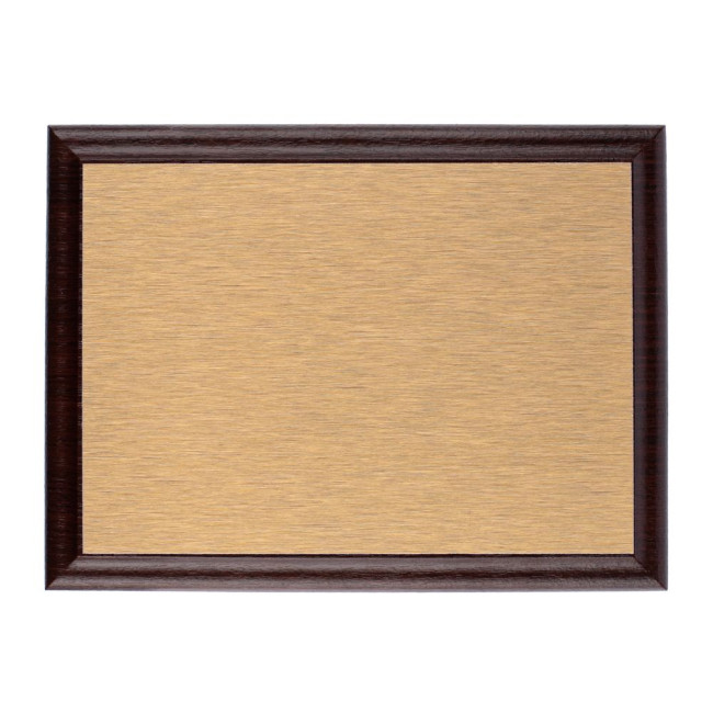 Плакетка Plaque, малая, вишня с золотистой пластиной Плакетка Plaque, малая, вишня с золотистой пластиной