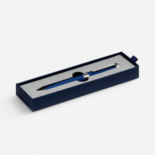 Ручка шариковая Broad Ring Soft Touch в футляре, синяя Ручка шариковая Broad Ring Soft Touch в футляре, синяя