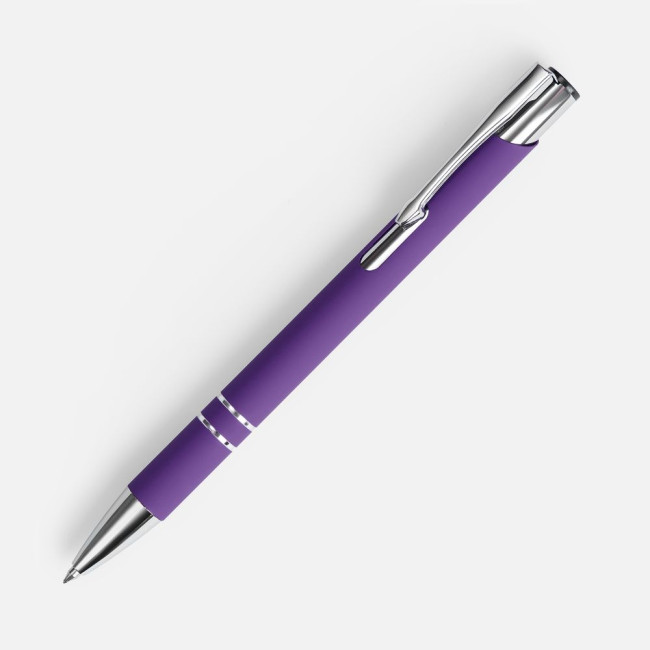 Ручка шариковая Keskus Soft Touch, фиолетовая Ручка шариковая Keskus Soft Touch, фиолетовая