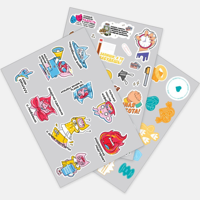 Наклейки UV-DTF Sticker Pack на заказ, L Наклейки UV-DTF Sticker Pack на заказ, L